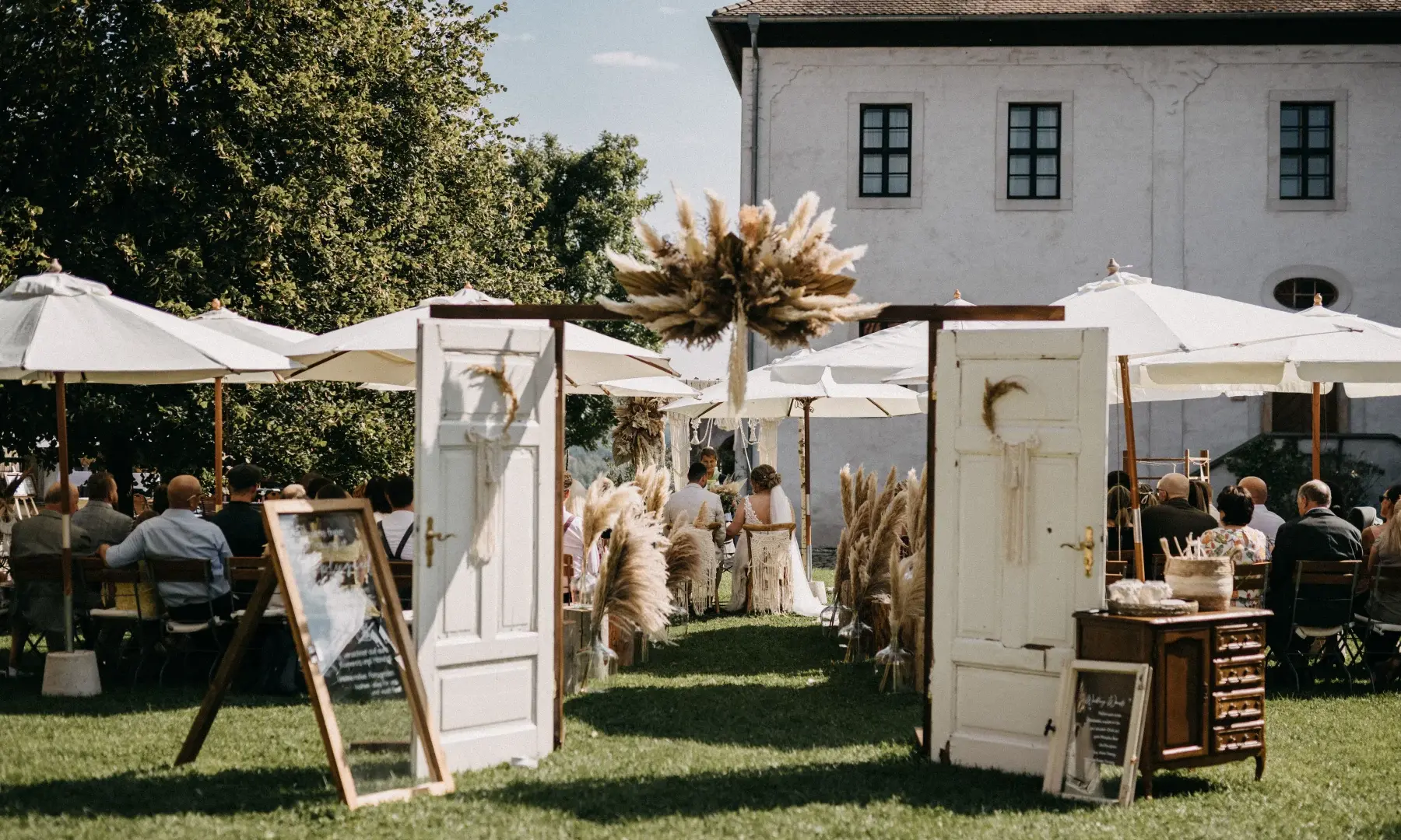 Rittergut Positz_Zeremonie Hof